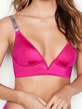 Victoria’s Secret Very Sexy Shine Strap V-Wire Bralette XL